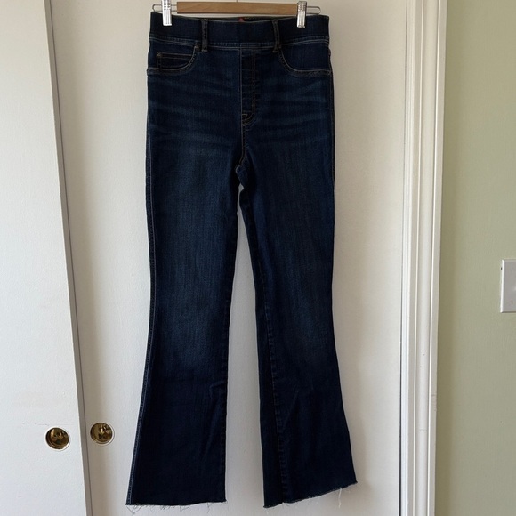 SPANX Denim - Spanx Flare High Rise Fray Hem Jeans M
